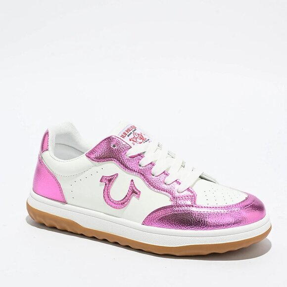 NEW True Religion Karlie Pink & White Shoes pink/white unisex 296 - Picture 1 of 7